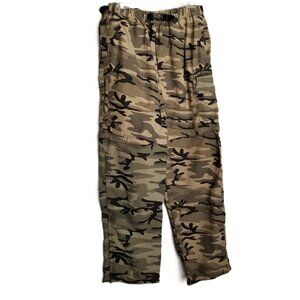 Gander Mountain Guide Series Mens M Camo Convertible Hiking Cargo Pants Zip Off